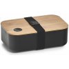 Zeller Svačinový box plast bambus 19,3 × 11,8 × 6,8 cm černý