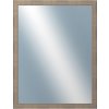 DANTIK - Zrkadlo v rámu, rozmer s rámom 70x90 cm z lišty ANDRÉ veľká bronz (3159)