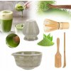 Súprava na Matchu – Miska, metlička, lyžička, mixér, štartovacia súprava, zelená