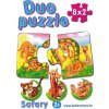 Puzzle duo mix 8x2ks - náhodný
