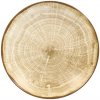 MPLCo Woodart tmavě hnědý talíř 26 cm