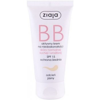 Ziaja BB Cream Normal and Dry Skin bb krém pro normální a suchou pleť SPF15 Light 50 ml