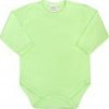 Dojčenské body celorozopínacie New Baby Classic zelené Zelená 62 (3-6m)