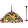 Vitráž závesné svietidlo VINIČ Ø40 E*2