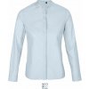 NEOBLU 3787 BART WOMEN / Dámska popelínová košeľa s dlhým rukávom - soft blue XXL