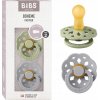 Bibs Boheme přírodní kaučuk 2ks blossom sage cloud