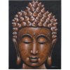 Obraz Buddha medený brokát 60x80cm