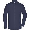 James & Nicholson JN 1372 pánská popelínová košile dlouhý rukáv slim fit COT021372abs purpurová deep