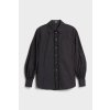 KOŠEĽA KARL LAGERFELD DECORATIVE TRIM POPLIN SHIRT BLACK