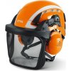 STIHL ADVANCE X-CLIMB – pracovná helma so štítom a ochranou sluchu SNR 28, nylonová mriežka 0000-888-0812