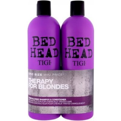 Tigi Bed Head Dumb Blonde darčekový set šampón 750 ml + kondicionér 750 ml pre ženy