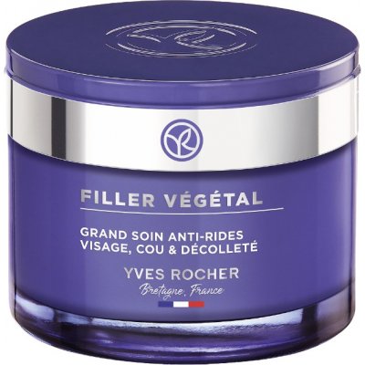 Yves Rocher Filler Végétal krém na tvár, krk a dekolt 50 ml