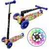 Pepita skladací trojkolkový odrážadlo - s LED kolieskami, nastaviteľná výška riadidiel - modrá Pepita