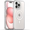 Kryt na iPhone 15 Pro gumový Candy (podpora MagSafe) biely