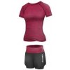 Merco Runner Short 2W fitness set plum - S