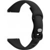 Madvell Silikónový remienok slim čierna 20mm