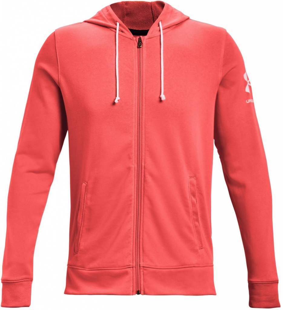 Under Armour Rival Terry Full zip mikina červená