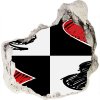 Fototapeta diera na stenu 3D Farby kariet 75x75 cm