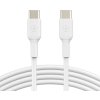 BELKIN kabel USB-C - USB-C, 2m, bílý CAB003bt2MWH