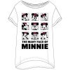 E plus M · tričko na spanie Disney Minnie Mouse motív The many face of Minnie Biela