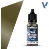 VALLEJO TRUE METALLIC 77.139 Zlatá metalická akrylová airbrush farba 18 ml (VALLEJO 77.139 TRUE METALLIC METAL BASE AGED GOLD / METAL ENVEJECIDO / 18ml / 0.6 fl.oz.)