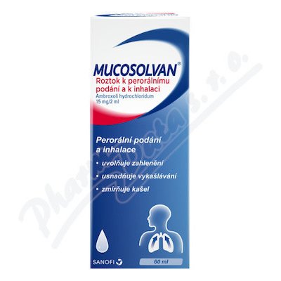 Mucosolvan 15mg/2ml por.sol./inh.sol.60ml