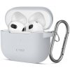KRYT TECH-PROTECT SILICONE HOOK APPLE AIRPODS 3 CRAYON GREY