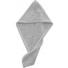 XPOSE® Rýchloschnúci turban na vlasy - svetlo sivý,