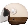 Přilba HERITAGE, NOX PREMIUM (krémová bílá, hnědá kůže, vel. XL) 2025