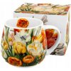 Hrnček Duo Tulipány porcelánový 430 ml