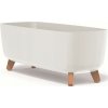 Kvetináč plast biely Prosperplast 58 cm x 24 x 23,5 cm