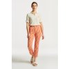 Gant džínsy chain print cropped jeans oranžová