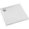 Omnires Stone štvorcová sprchová vanička 80x80 cm biela STONE80/KBM