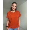 Tričko na dojčenie so zipsom Kira oversized škoricové
