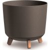 Prosperplast Kvetináč GRACIA TUBUS ECO WOOD | 29.8cm | kávový