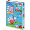 Prasiatko Peppa rodina 3 – 5 baby puzzle set 8590878325135