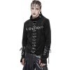 tričko gotický and punk DEVIL FASHION Punk Turtleneck Čierna