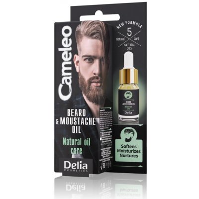 Delia Cosmetics Cameleo Men vyživujúci olej na fúzy a bradu 10 ml