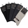 Business Socks Pánske bavlnené business ponožky 5 párov - odtiene sivej Veľkosť: 39-42