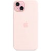 Apple iPhone 15 Plus Silicone Case with MagSafe - Light ružové MT143ZM/A