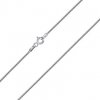 Stříbrný řetízek hádek 1,3mm - rhodiovaný varianta 60 cm