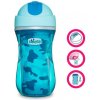 CHICCO Hrnček Sport termo so slamkou 266 ml modrý 14m+ 06991.200