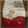 Vianočná gobelínová štóla, Zlaté gule 40 x 100 cm, ZA-431023