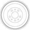Brzdový bubon TRW DB4563 DB4563