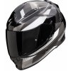 Moto přilba SCORPION EXO-491 ABILIS černo/stříbrno/bílá - Velikosti L