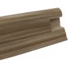 Döllken , Soklová podlahová lišta SLK50 W276 Orech virginia, kút (vnútorný), hnedá