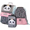 BAAGL SET 3 Zippy Panda: aktovka, peračník, taška Baagl