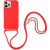 AppleKing silikónový kryt so šnúrkou pre iPhone 11 Pro - červený - možnosť vrátiť tovar ZADARMO do 30tich dní