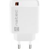 Univerzálna nabíjačka Natec RIBERA 18W 1X USB-A, biela NUC-2057