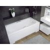 Besco ARIA 140 VAŇA OBDĹŽNIKOVÁ 140x70, biela sanitárny akrylát WAA-140-PA